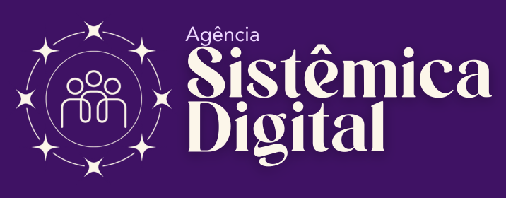 Logotipo - Sistêmica Digital fundo roxo